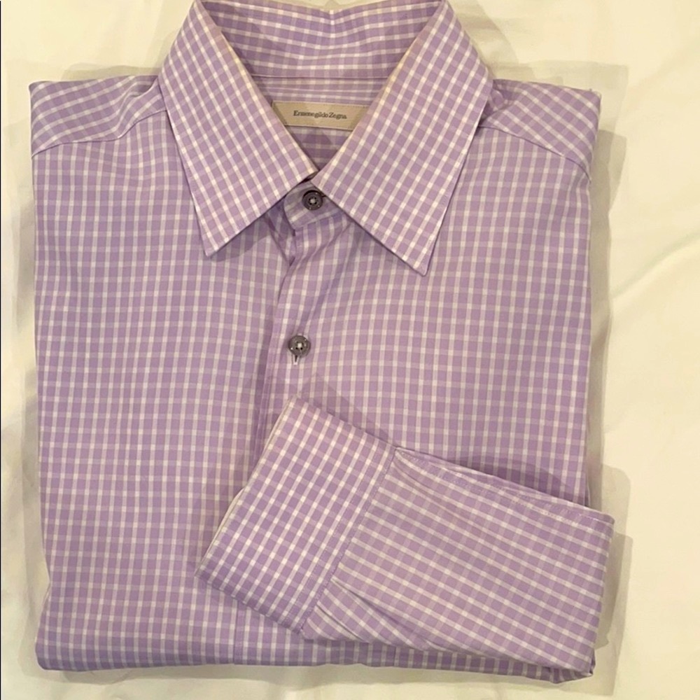 Ermenegildo Zegna, men’s button down shirt (L)